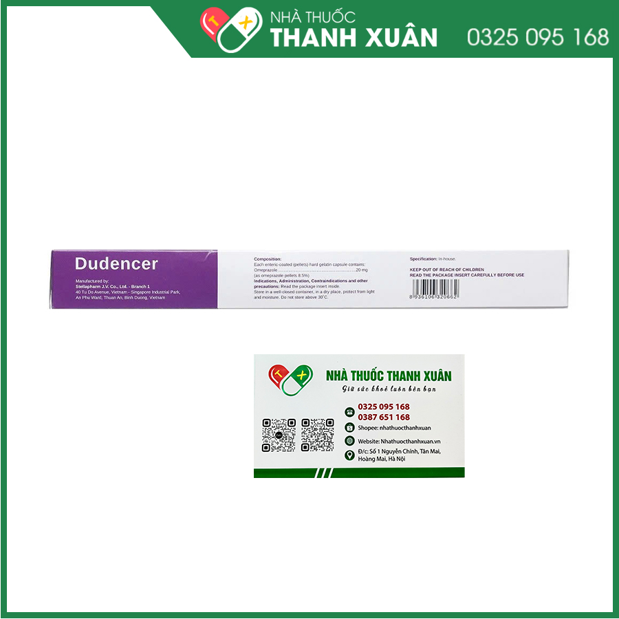 Dudencer thuốc giảm tiết acid dạ dày